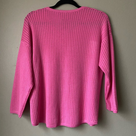 NWT Women’s Ninety Pink Sweater - Picture 3 of 3